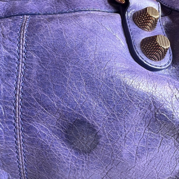 Price Firm - Authentic Balenciaga Giant Part Time in Bleu Lavande Lambskin - Picture 4 of 16